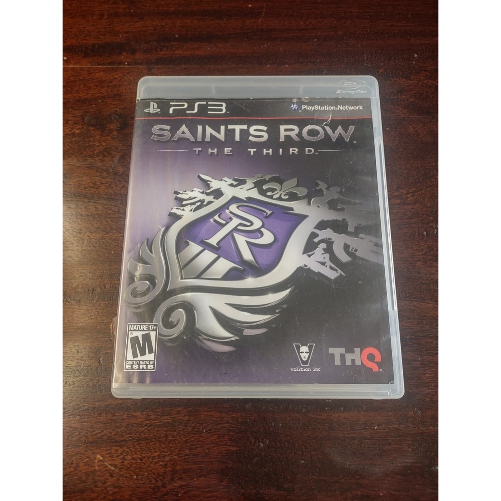 Saints Row The Third PS3 (Sony Playstation 3, 2011) with manual